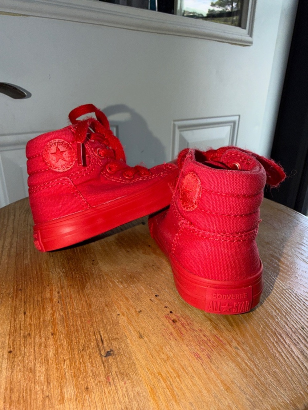 Converse Kids All-Star High-Top Sneakers in Red - Picture 4 of 4